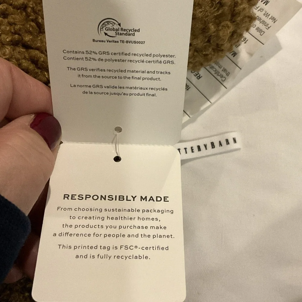 Pottery Barn new tags